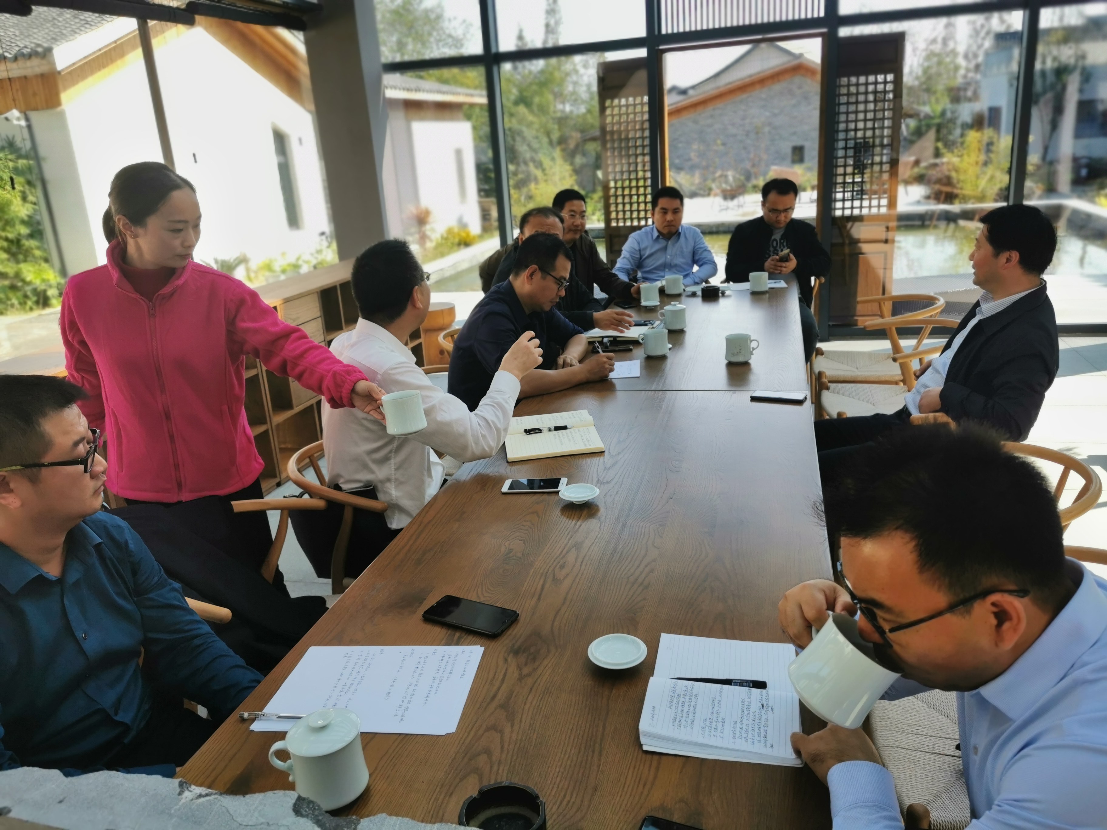 钱区长现场调度